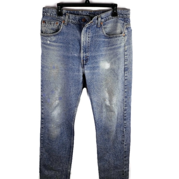 Levi Strauss 505 Deniem Jeans W36 x L32 Vint. Fade - Picture 1 of 8